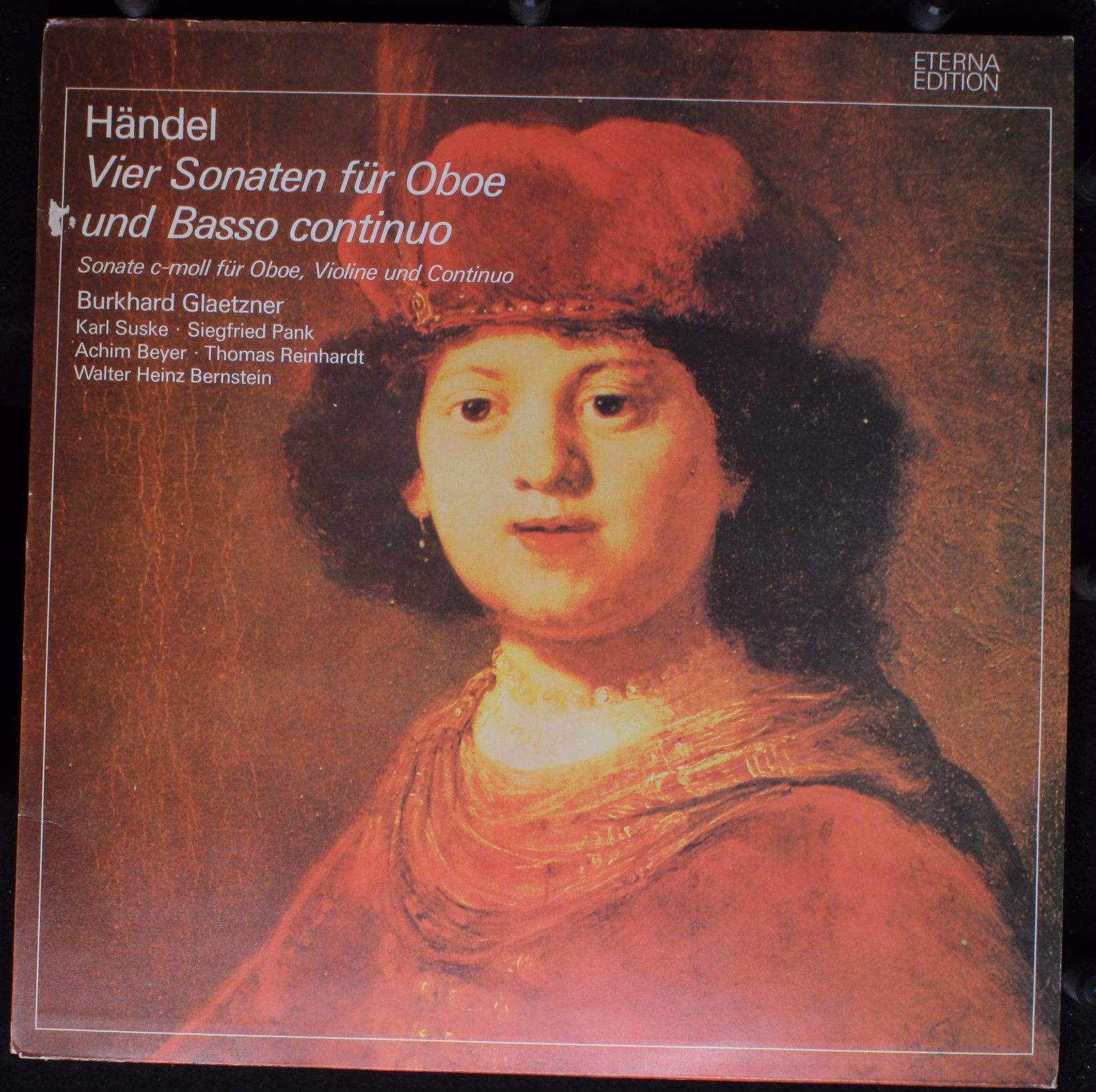 Eterna 8 27 836 - Georg Friedrich Händel, Burkhard Glaetzner, Wa