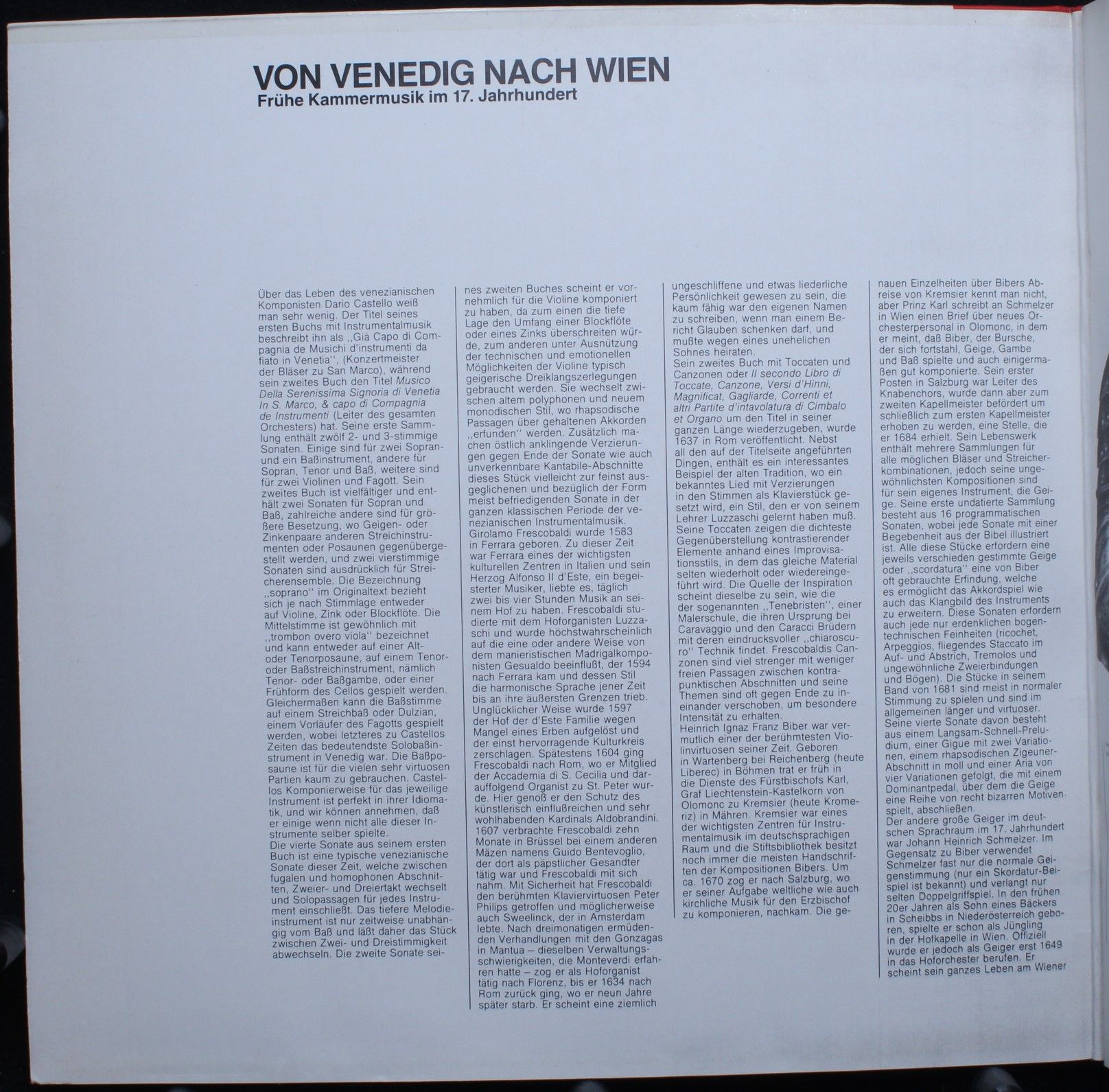 His Master's Voice 1C 069 1466961 - London Baroque - Von Venedig - Image 2