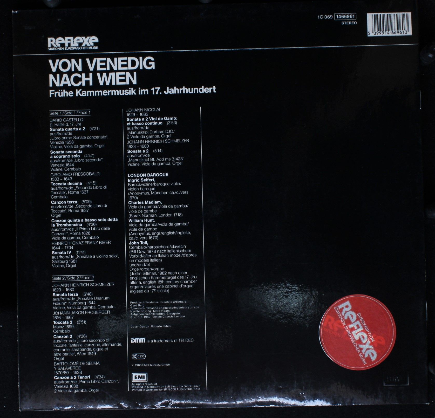 His Master's Voice 1C 069 1466961 - London Baroque - Von Venedig - Image 4