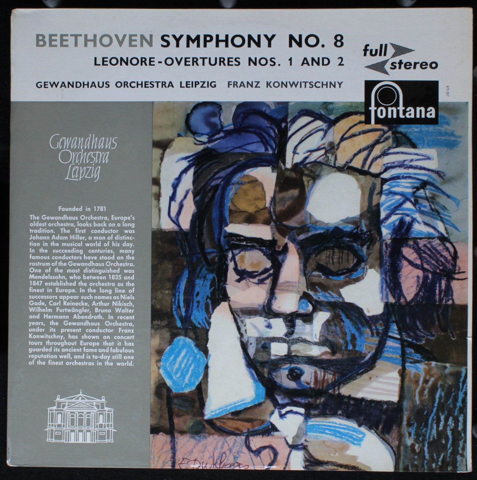 Fontana 875 057 CY - Ludwig van Beethoven, Gewandhausorchester L