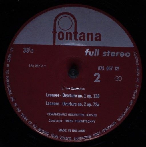 Fontana 875 057 CY - Ludwig van Beethoven, Gewandhausorchester L - Image 4