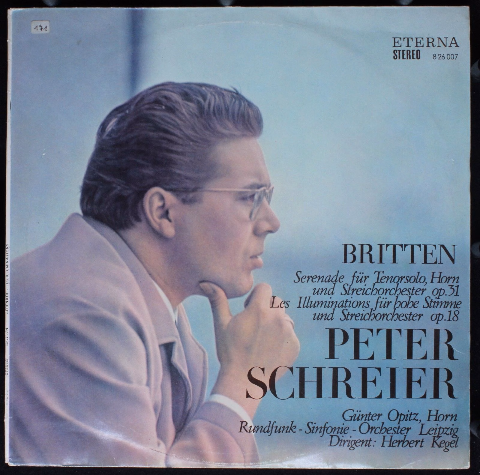 Eterna 8 26 007 - Peter Schreier, Benjamin Britten, Günther Opit