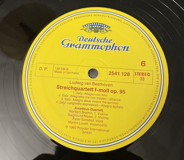 Deutsche Grammophon 2733 005 - Amadeus-Quartett - Ludwig Van Bee - Image 10
