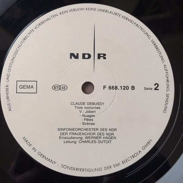 Norddeutscher Rundfunk F 668 120 - Hans Werner Henze, Claude Deb - Image 4