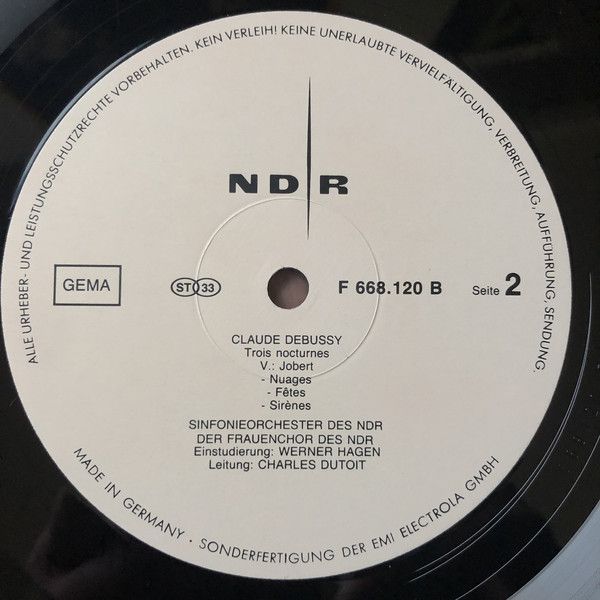 Norddeutscher Rundfunk F 668 120 - Hans Werner Henze, Claude Deb - Image 4