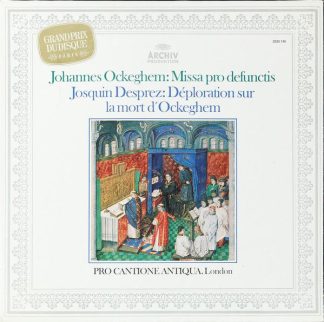 Archiv Produktion 2533 145 - Johannes Ockeghem, Josquin Des Prés
