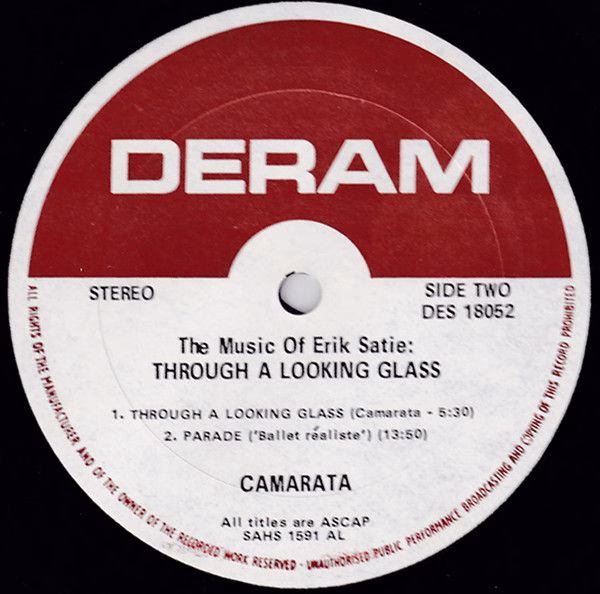 Deram DES 18052 - The Camarata Contemporary Chamber Group, Erik - Image 4
