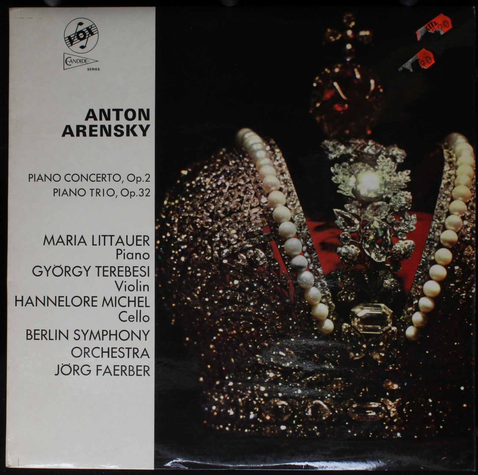 VOX (6) CE 31 029 - Anton Stepanovich Arensky - Piano Concerto,