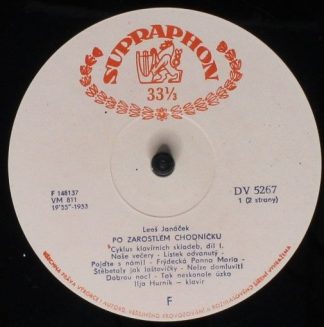 Supraphon DV 5267 - Leoš Janáček, Ilja Hurník - Po Zarostlem Cho