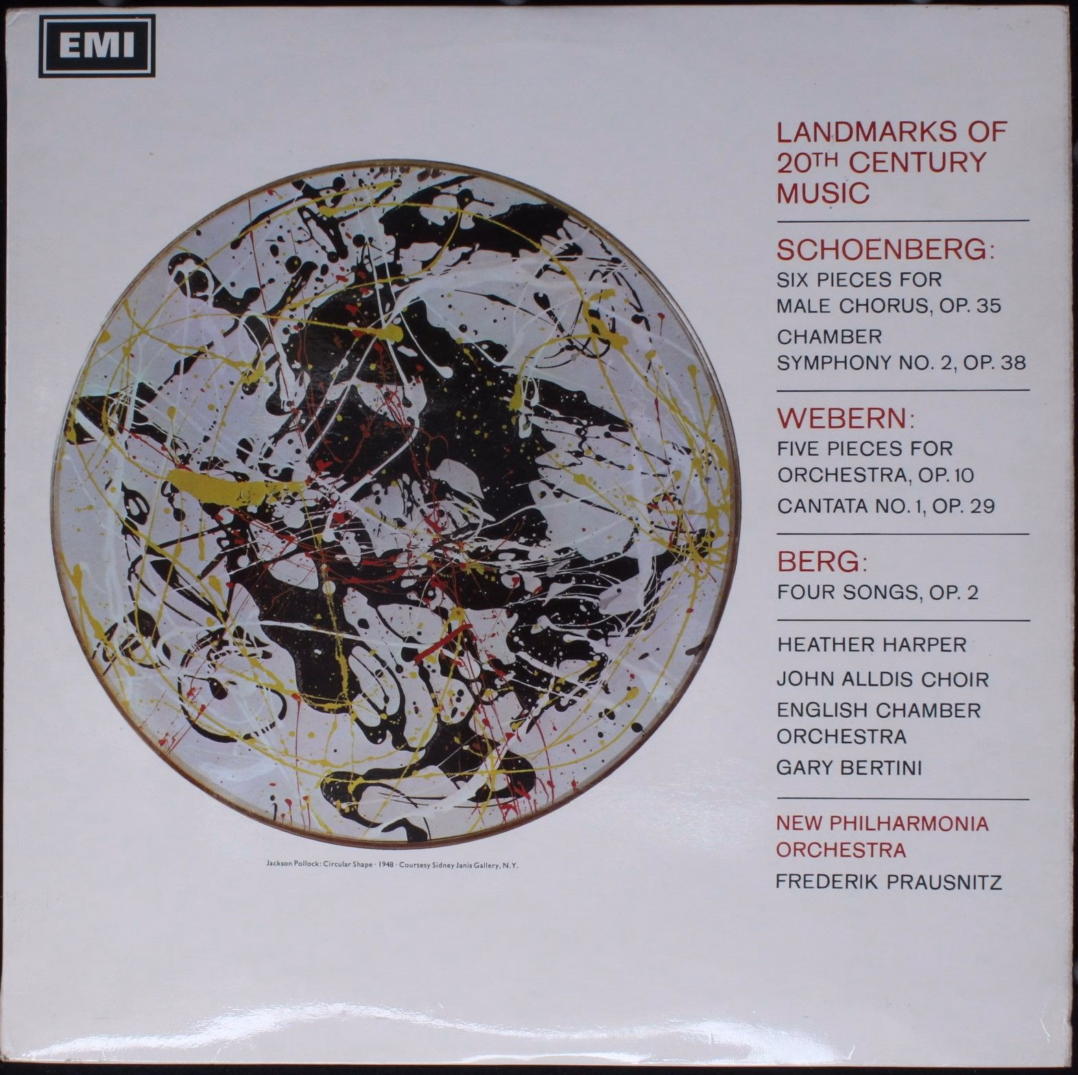 His Master's Voice ASD 2349 - Arnold Schoenberg, Anton Webern, A