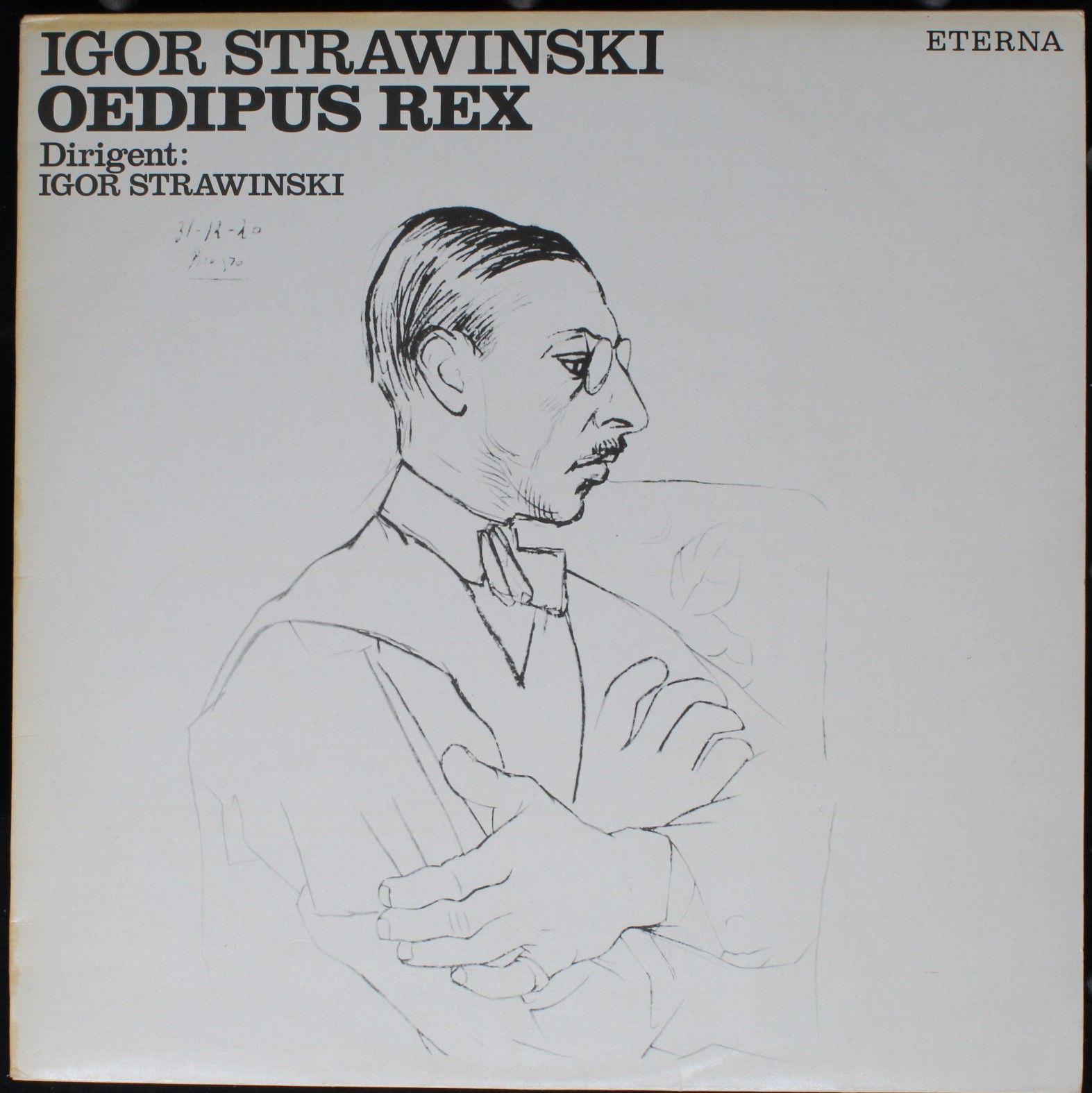 Eterna 8 25 585 - Igor Stravinsky - Oedipus Rex