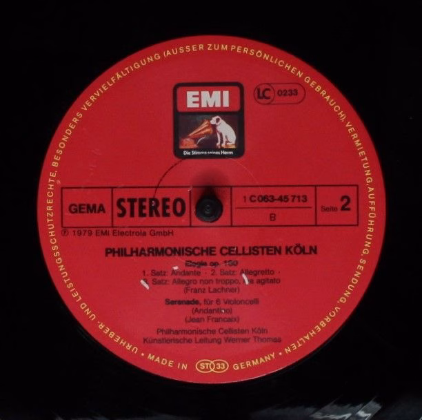 EMI 1C 063-45 713 - Philharmonische Cellisten Köln - Originalkom - Image 4