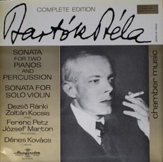 Hungaroton SLPX 11479 - Béla Bartók, Dezső Ránki, Zoltán Kocsis,
