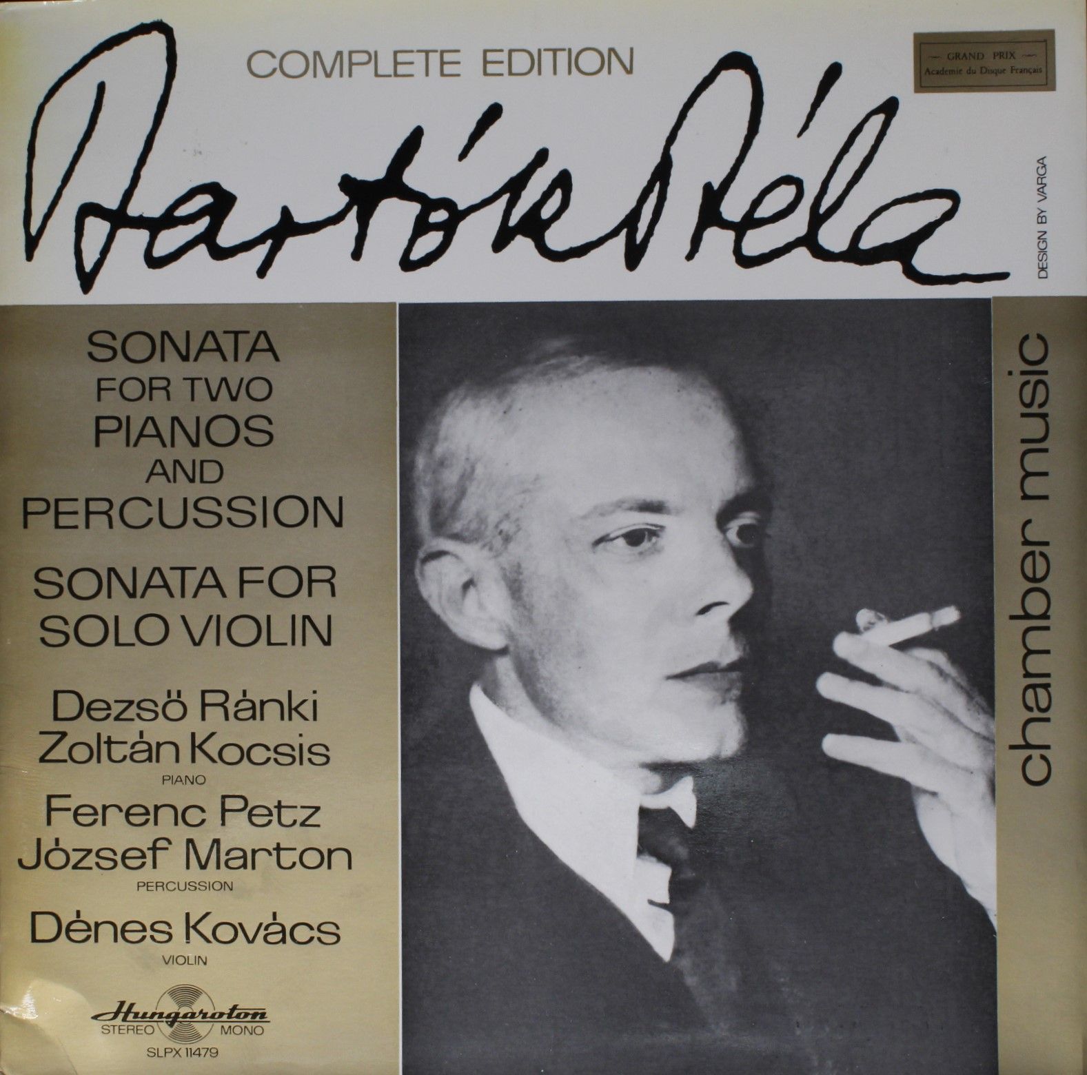 Hungaroton SLPX 11479 - Béla Bartók, Dezső Ránki, Zoltán Kocsis,