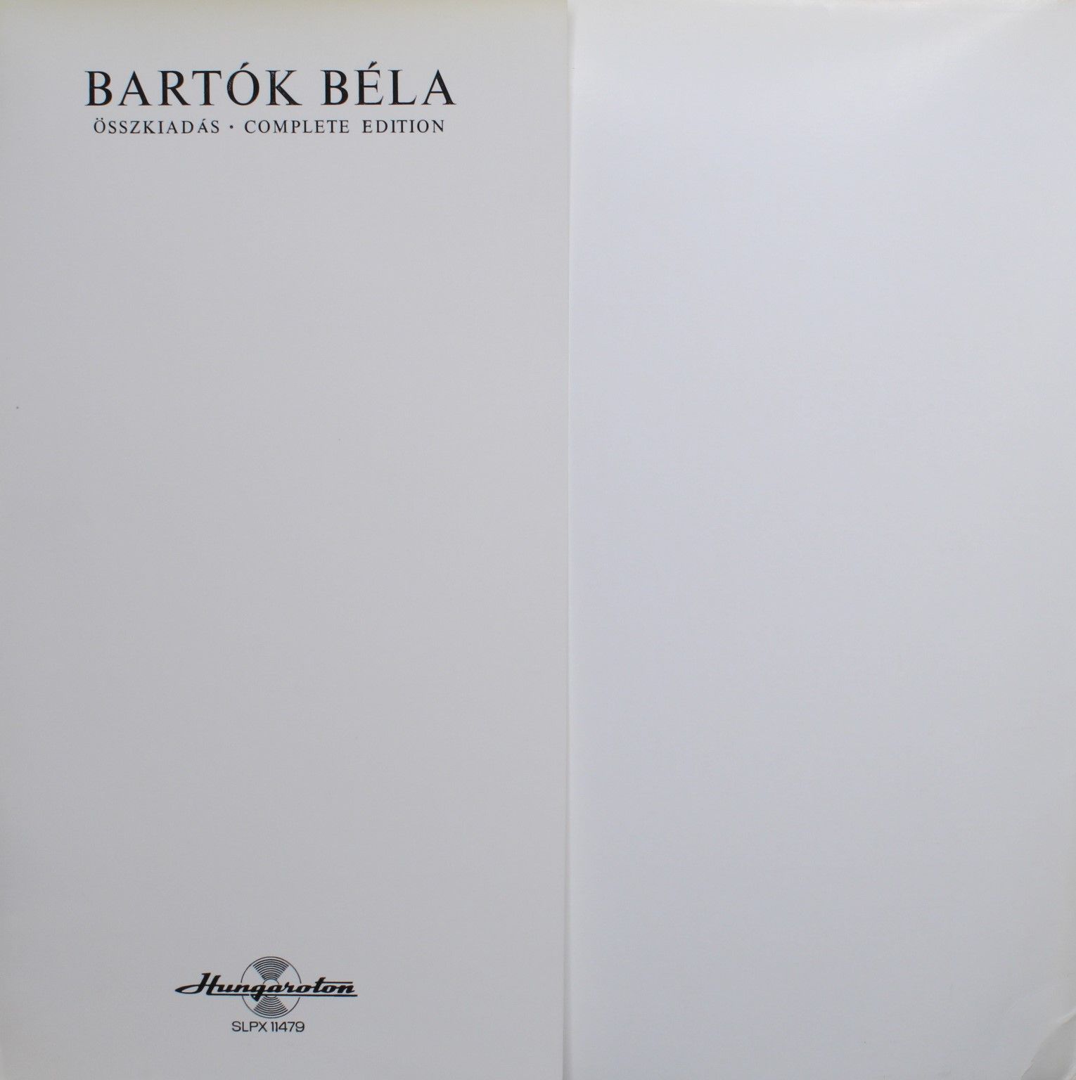 Hungaroton SLPX 11479 - Béla Bartók, Dezső Ránki, Zoltán Kocsis, - Image 3