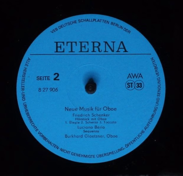 Eterna 8 27 906 - Burkhard Glaetzner, Isang Yun, Iannis Xenakis, - Image 4