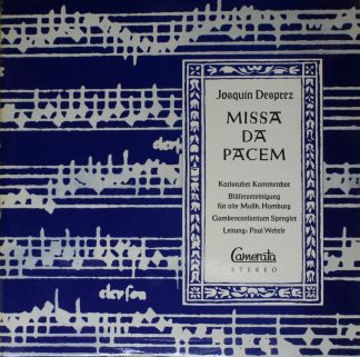 Camerata (2) CMS 30040 - Josquin Des Prés, Karlsruhe Chamber Cho