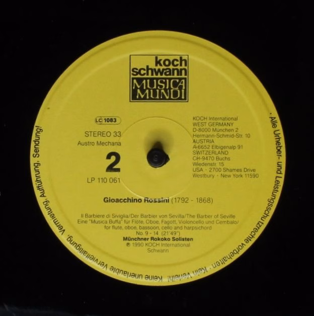 Koch Schwann Musica Mundi 110 061 FA - Gioacchino Rossini, Münch - Image 4