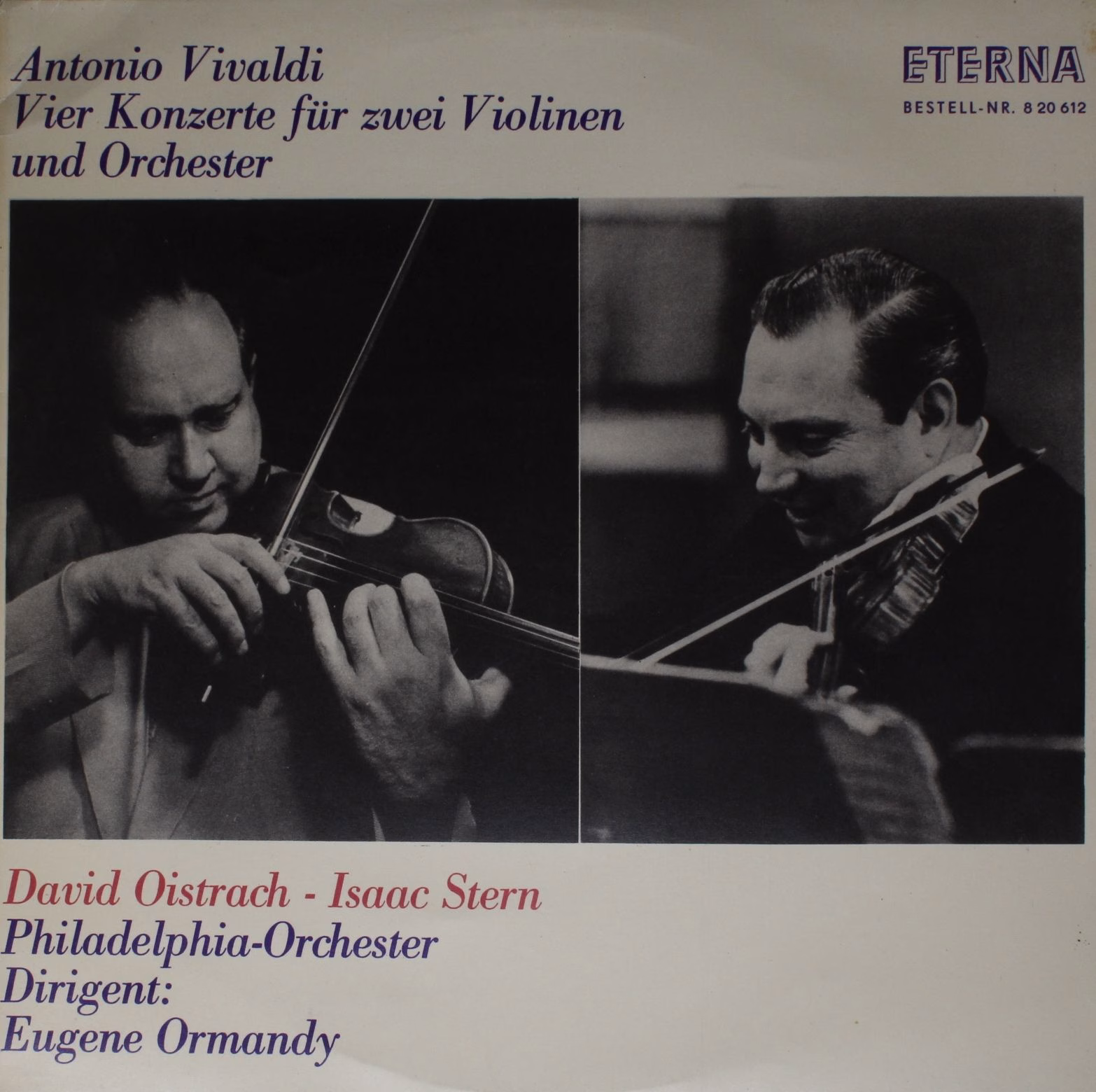 Not On Label 8 20 612 - Antonio Vivaldi, David Oistrach, Isaac S