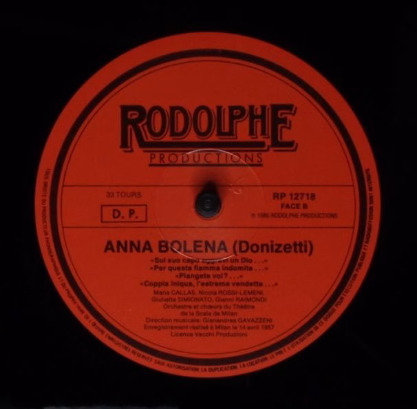 Rodolphe RP 12718 - Gaetano Donizetti, Maria Callas, Giulietta S - Image 4
