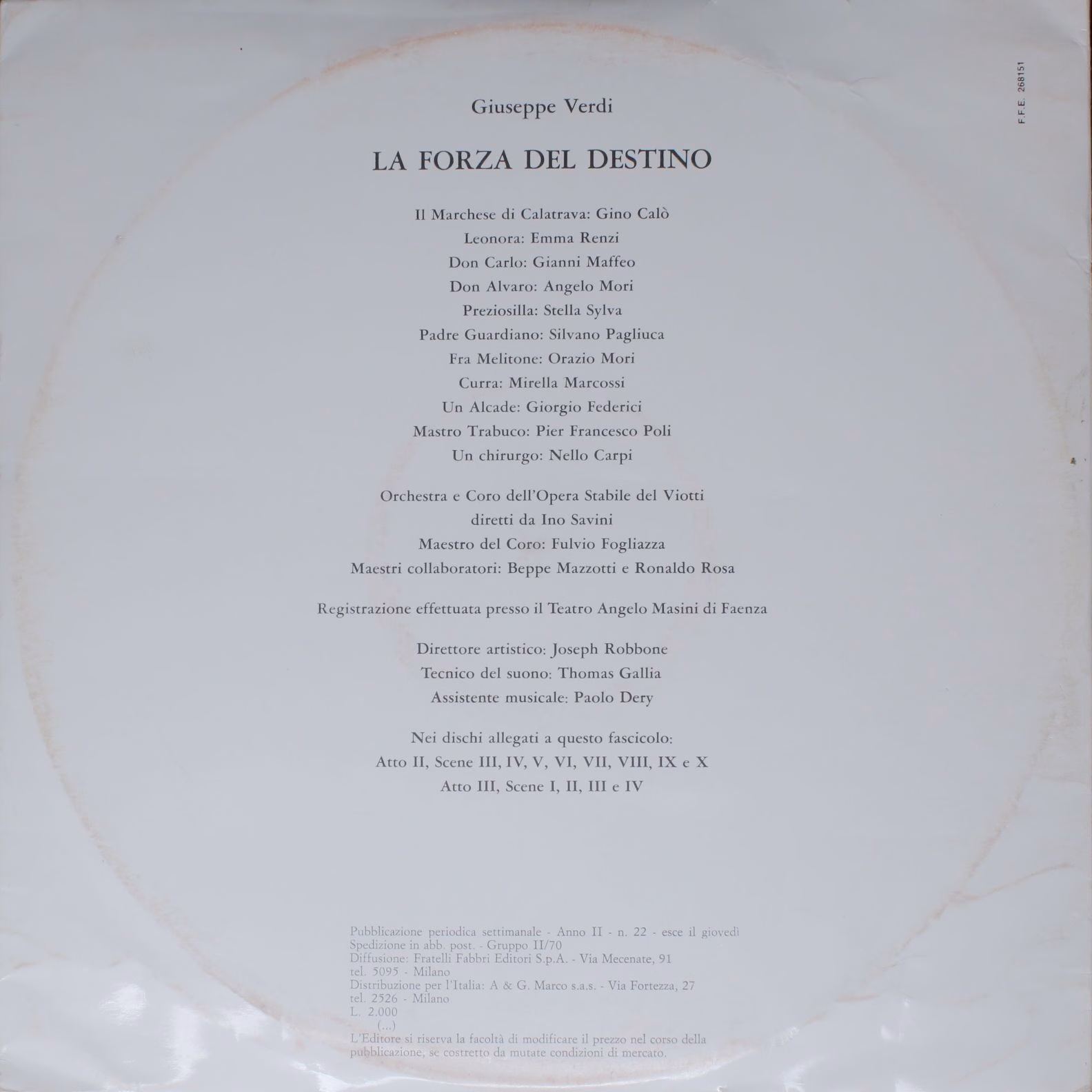 Fratelli Fabbri Editori F.F.E 268144 / F.F.E 268151 / F.F.E 2681 - Image 4