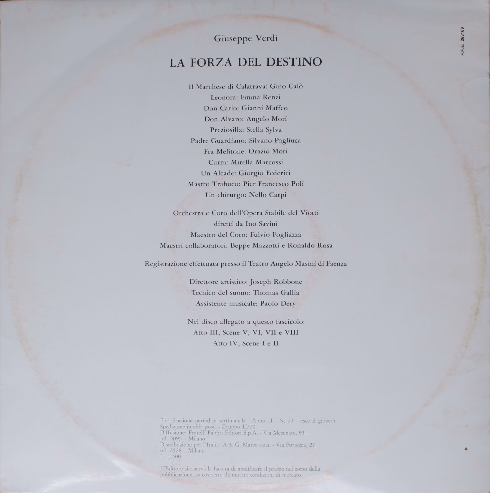 Fratelli Fabbri Editori F.F.E 268144 / F.F.E 268151 / F.F.E 2681 - Image 6