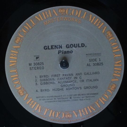 Columbia Masterworks M 30825 - Glenn Gould, William Byrd, Orland - Image 3