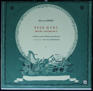 Supraphon LPM 119 - Edvard Grieg, Orchester Der Wiener Staatsope