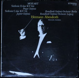 Eterna 8 21 634 - Wolfgang Amadeus Mozart, Hermann Abendroth, Ru