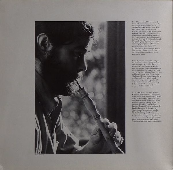 RCA Red Seal 32 234-7 - Bruce Haynes, Frans Brüggen - Concerti P - Image 3