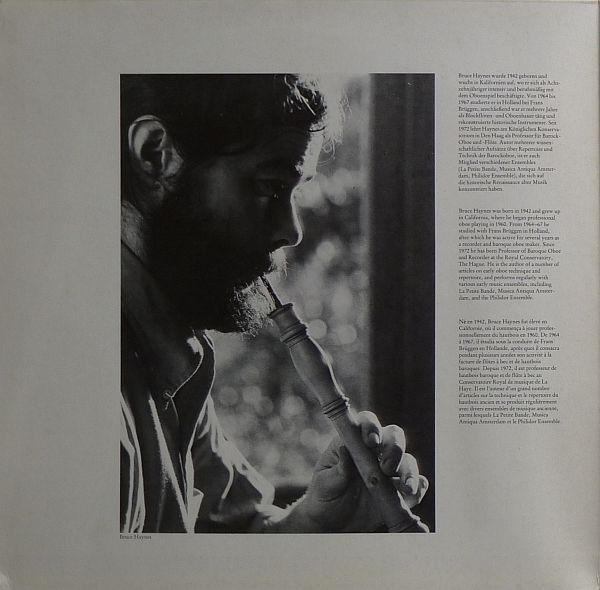 RCA Red Seal 32 234-7 - Bruce Haynes, Frans Brüggen - Concerti P - Image 3