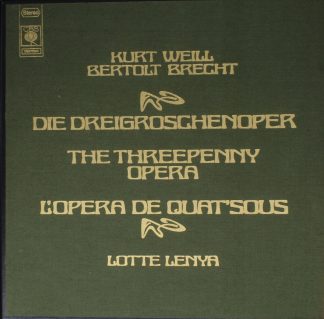 CBS CBS 77268 - Kurt Weill, Bertolt Brecht, Lotte Lenya - Die Dr
