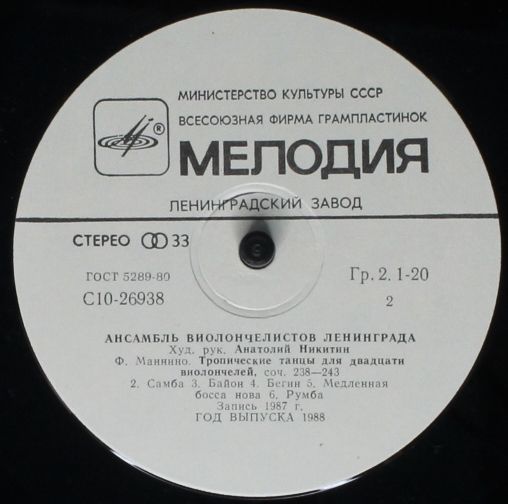 С10 26937 006 - Исаак Шварц, Komitas, Важа Азарашвили, Maurice - Image 4