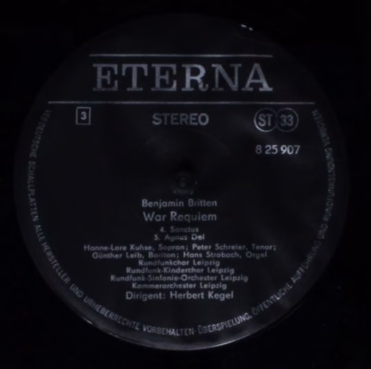 Eterna 8 25 906-907 - Benjamin Britten, Hanne-Lore Kuhse, Peter - Image 7