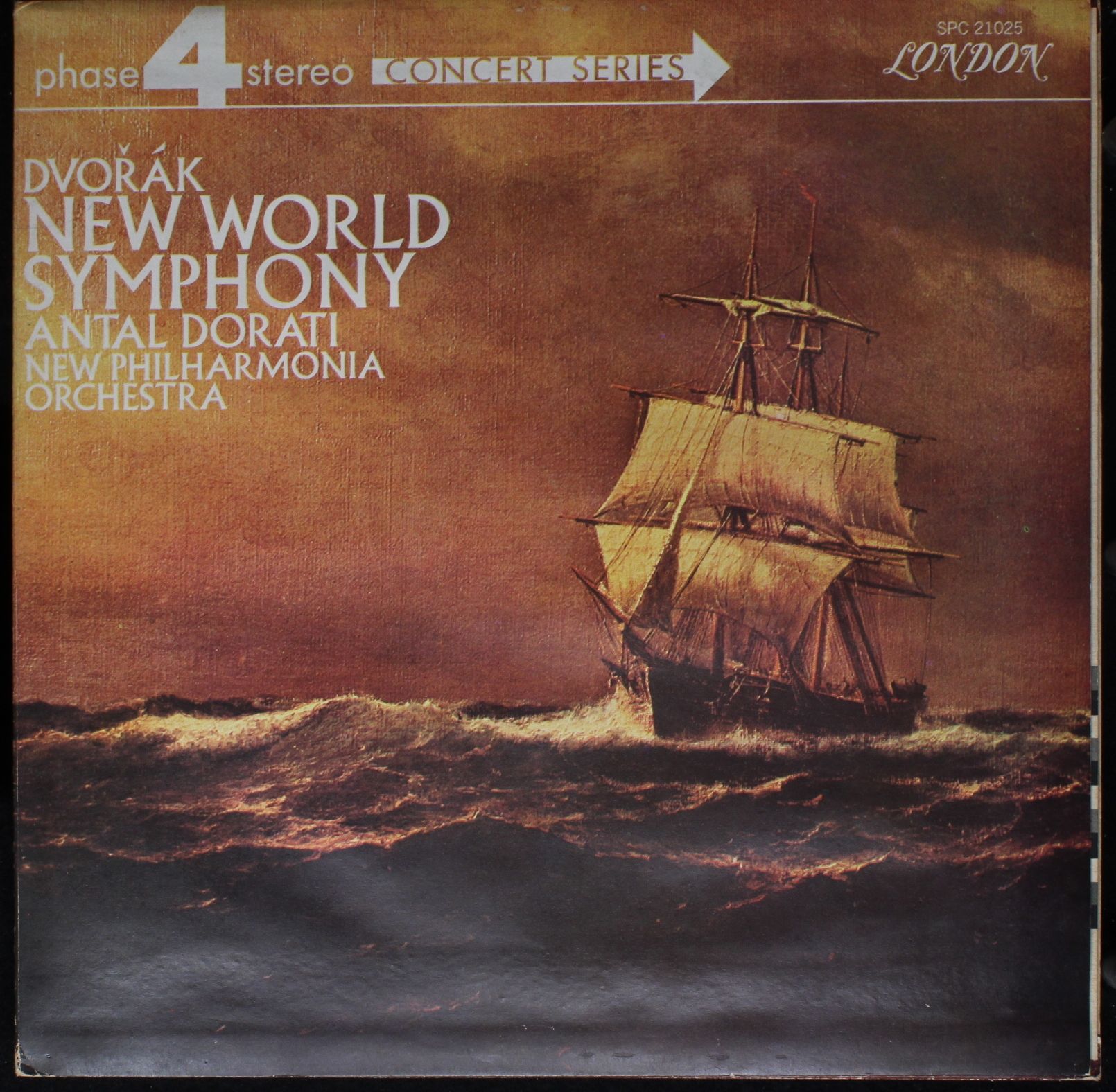London Records SPC 21025 - Antonín Dvořák, Antal Dorati, New Phi - Image 2