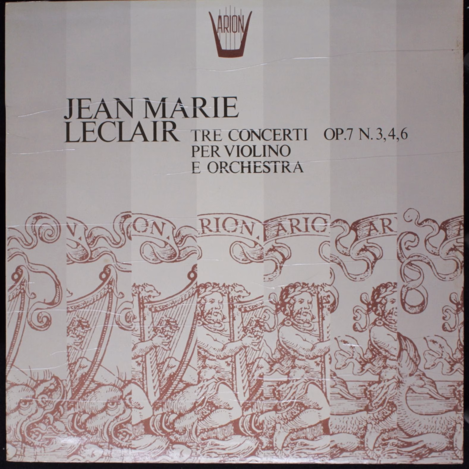 ARION ARN 611 - Jean-Marie Leclair - Tre Concerti Per Violino E