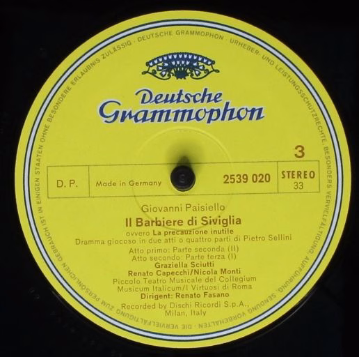 Deutsche Grammophon 2705 010 - Giovanni Paisiello, Graziella Sci - Image 8