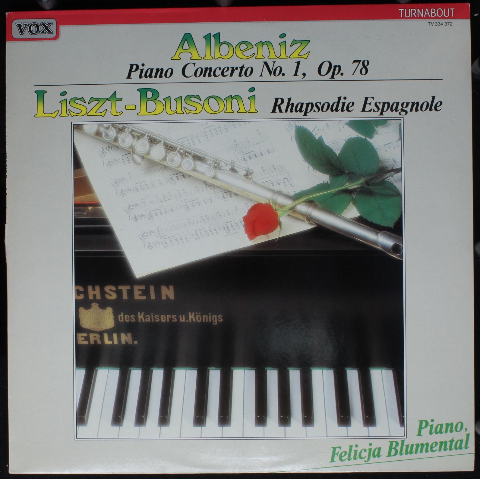 VOX/Turnabout TV 334 372 - Isaac Albéniz, Franz Liszt, Ferruccio