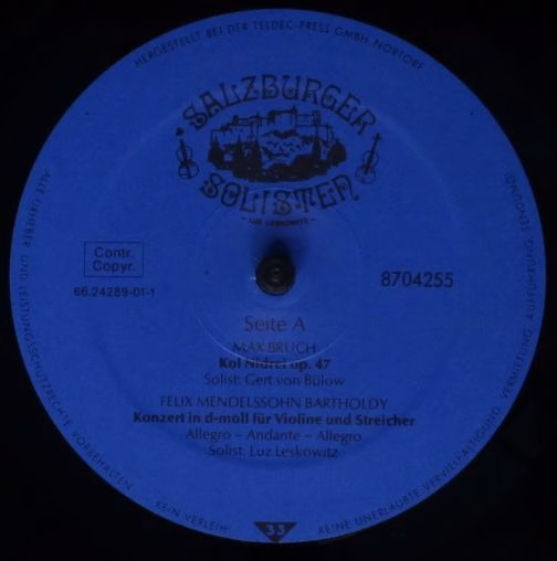 Salzburger Solisten FF 8704255 - Max Bruch, Felix Mendelssohn-Ba - Image 3