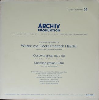 Archiv Produktion 14240 APM - Georg Friedrich Händel - Concerto