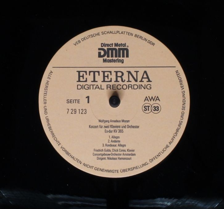 Eterna 7 29 123 - Wolfgang Amadeus Mozart, Friedrich Gulda, Chic - Image 3