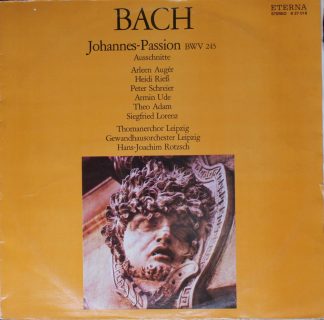 Eterna 8 27 018 - Johann Sebastian Bach, Arleen Auger, Heidi Rie