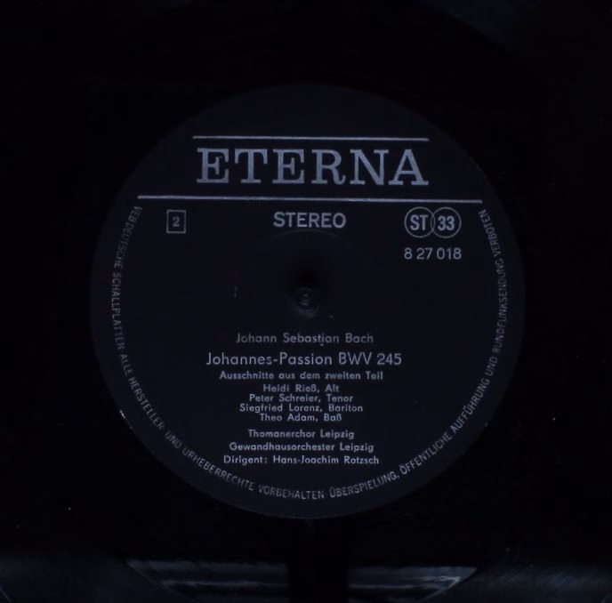Eterna 8 27 018 - Johann Sebastian Bach, Arleen Auger, Heidi Rie - Image 4