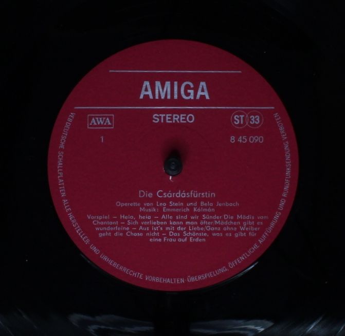 Amiga 8 45 090 - Emmerich Kálmán, Dresdner Philharmonie, Heinz R - Image 3