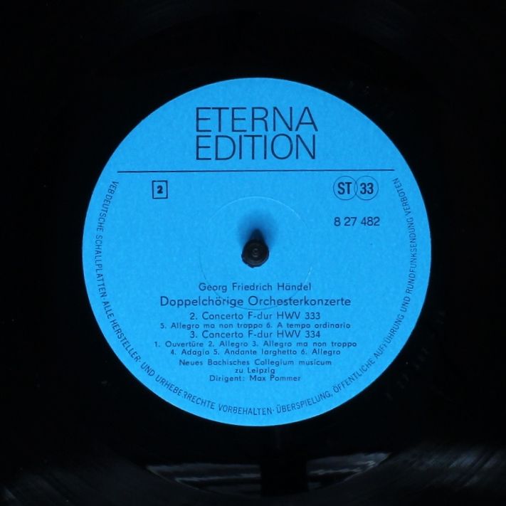 Eterna 8 27 482 - Georg Friedrich Händel, Neues Bachisches Colle - Image 4