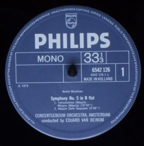 Philips 6768 023 - Eduard van Beinum, Concertgebouworkest - The - Image 6