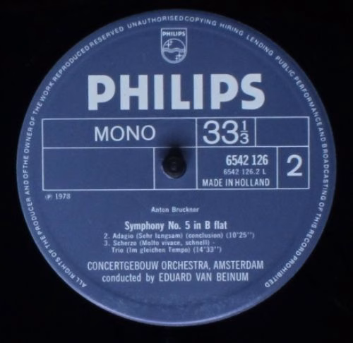 Philips 6768 023 - Eduard van Beinum, Concertgebouworkest - The - Image 7