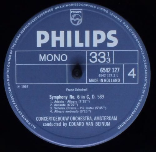 Philips 6768 023 - Eduard van Beinum, Concertgebouworkest - The - Image 9