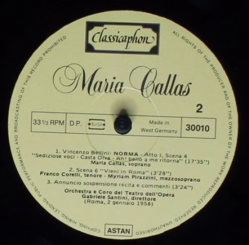 Classicaphon 30010, 30017, 30018, 30019, 30020 - Maria Callas - - Image 4