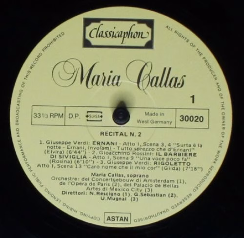 Classicaphon 30010, 30017, 30018, 30019, 30020 - Maria Callas - - Image 11